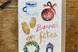 Les cartes de Lulu Noel "boules"